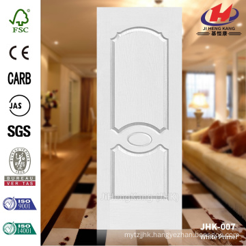 JHK 007 Classical Economic American Masonite White Primer HDF Door Skin Widely Used Hotel